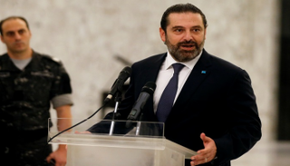 سعد الحريري رئيس حكومة تصريف الأعمال في لبنان - رويترز