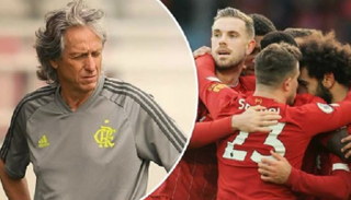 جورجي جيسوس مدرب فلامنجو أمام ليفربول