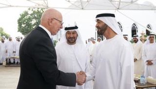 الشيخ محمد بن زايد آل نهيان وحاكم عام أستراليا