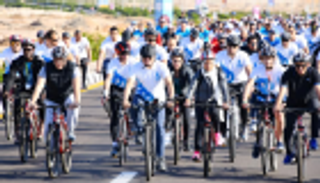 السيسي يقود "ماراثون السلام" بمشاركة شباب العالم