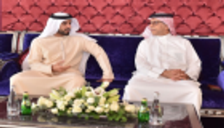 راشد بن حميد يستقبل رئيس الاتحاد الآسيوي لكرة القدم