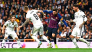 حافلة ريال مدريد تتوعد برشلونة قبل الكلاسيكو 