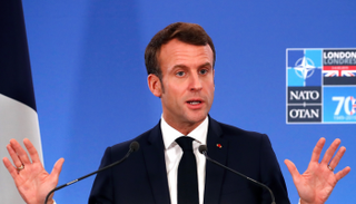 الرئيس الفرنسي إيمانويل ماكرون