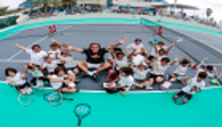 حضور مميز للأطفال على هامش بطولة مبادلة العالمية للتنس