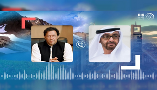 الشيخ محمد بن زايد آل نهيان يتلقى اتصالا هاتفيا من عمران خان