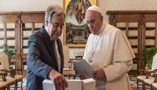 البابا فرنسيس وأنطونيو جوتيريس - أرشيفية