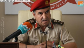 العميد خالد المحجوب مدير إدارة التوجيه المعنوي بالجيش الليبي