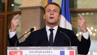 الرئيس الفرنسي إيمانويل ماكرون