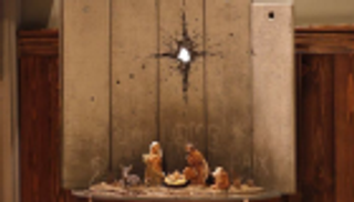 "ميلاد المسيح".. عمل جديد للفنان بانكسي في بيت لحم