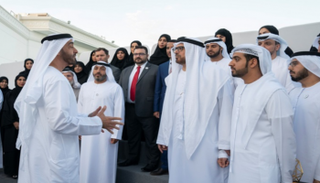 الشيخ محمد بن زايد آل نهيان يستقبل وفد برنامج التسامح والتعايش