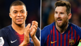 مبابي مستمتع بمراقبة ميسي له