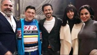 أبطال فيلم "يوم 13" في كواليس التصوير