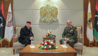 حفتر وعقيلة صالح 