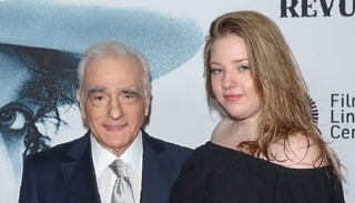 مارتن سكورسيزي مع ابنته فرانشيسكا