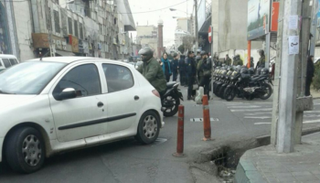 انتشار أمني مكثف في عدد من المدن الإيرانية