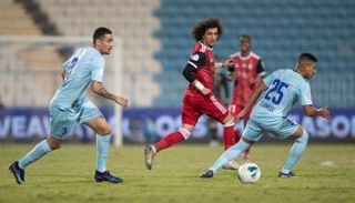 من مباراة الجزيرة وبني ياس