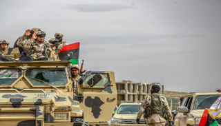 آليات تابعة للجيش الوطني الليبي