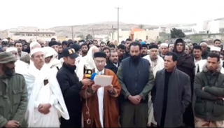 شيوخ وأعيان قبيلة الفرجان الليبية