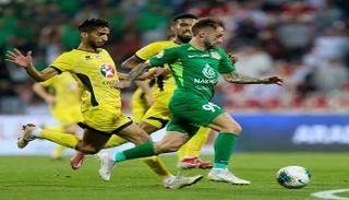 من مباراة شباب الأهلي واتحاد كلباء