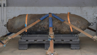 قنبلة تم اكتشافها في فرانكفورت الألمانية