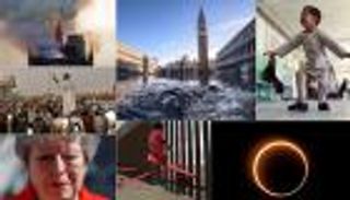 حرائق كاليفورنيا والطفل الأفغاني وبكاء تيريزا ماي.. 2019 في صور