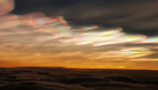 ظهور كثيف لغيوم الشتاء القطبية في النرويج