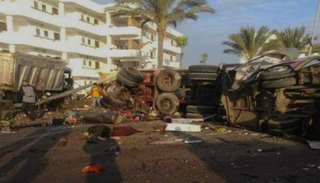 الحادث وقع على طريق دمياط - بورسعيد