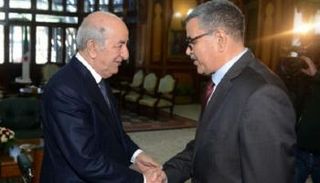 الرئيس الجزائري ورئيس وزرائه الجديد عبدالعزيز جراد
