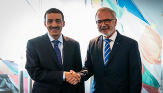 رئيسا بنكي الاستثمار الأوروبي والإسلامي للتنمیة