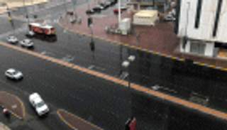 أمطار غزيرة في أبوظبي