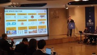 الدكتور محمد ناصر الأحبابي في مؤتمر المرصد الفضائي للمناخ