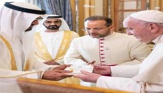 زيارة البابا فرنسيس للإمارات تدعم التعايش السلمي