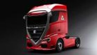 بالصور.. ألفا روميو تستعد لطرح شاحنة ثقيلة بتصميم فريد