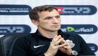 مدرب شباب الأهلي خلال المؤتمر