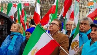 جانب من مظاهرات المعارضة الإيرانية 