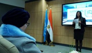 الشيخة جواهر بنت محمد القاسمي خلال زيارتها للأكاديمية