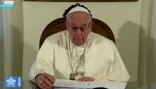 البابا فرنسيس في كلمته خلال القمة الحكومية