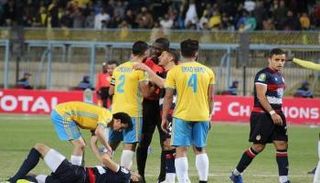 من مباراة الإسماعيلي والإفريقي