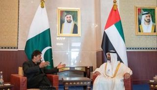 الشيخ محمد بن زايد آل نهيان وعمران خان