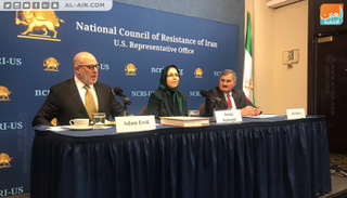  جانب من ندوة لاستعراض آفاق التغيير في إيران بعد مرور 40 سنة