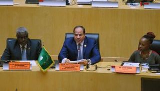 الرئيس عبدالفتاح السيسي خلال كلمته أمام القمة الأفريقية