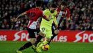 بلباو يلحق أرقاما سلبية ببرشلونة وميسي