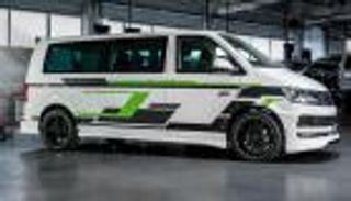 بالصور.. فولكس فاجن تطرح نسخة كهربائية من سيارة T6 بمعرض جنيف