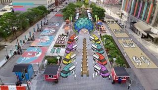 تصميم توضيحي لمعرض ديترويت لعام 2020