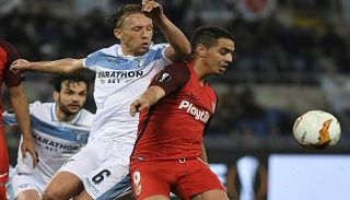 من مباراة إشبيلية ولاتسيو