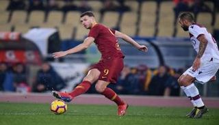 من مباراة روما وبولونيا