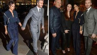 ديفيد وفيكتوريا بيكهام من المشاهير الأكثر أناقة في أسبوع الموضة بلندن