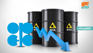 أوبك تتوقع تراجع إنتاجها في 2019