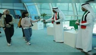 مطار الشارقة يشارك الكويتيين فرحتهم باليوم الوطني