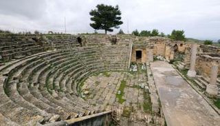 موقع شحات أو قورينا في ليبيا